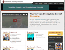 Tablet Screenshot of clevelandconsultinggroup.com